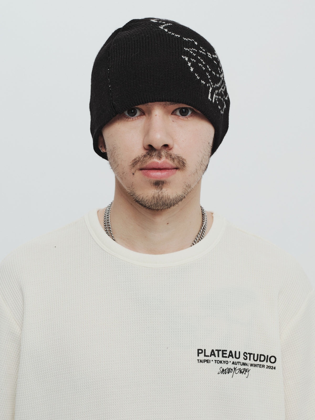 Plateau x SYU.Man floral beanie
