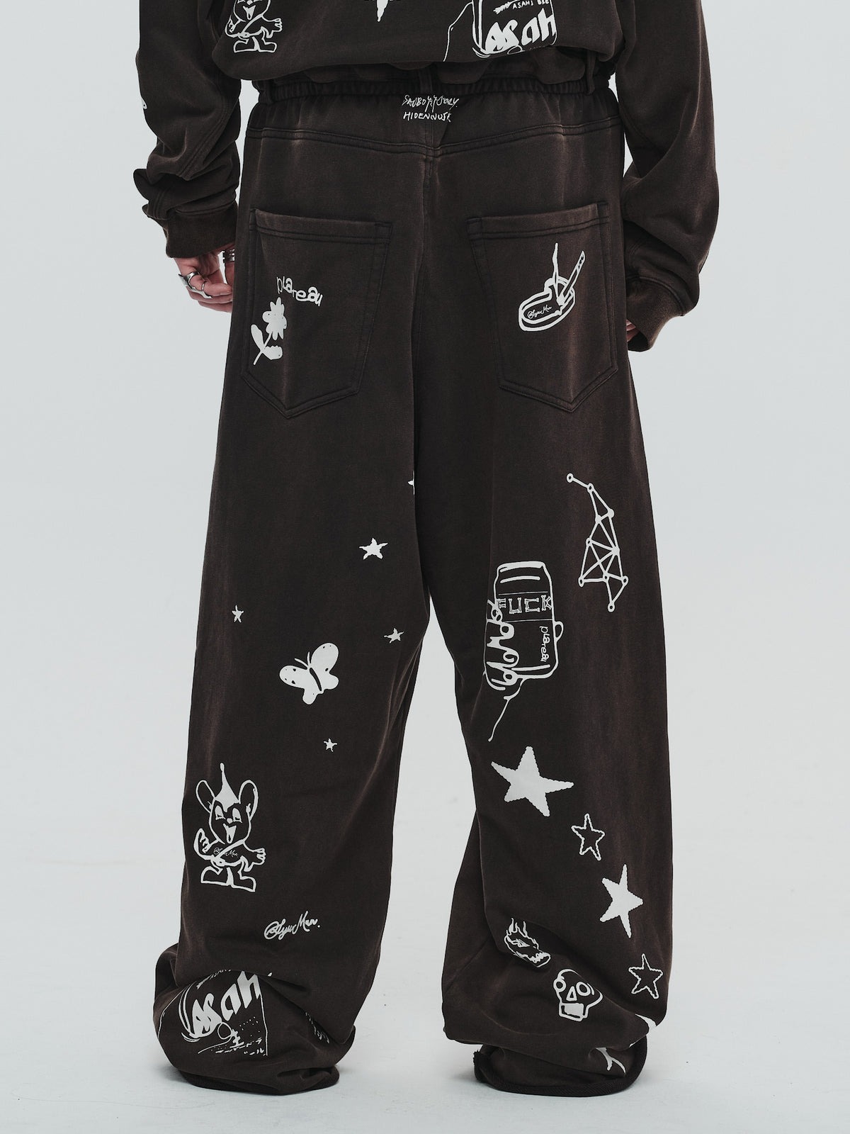 Plateau x SYU.Man illustrator pants
