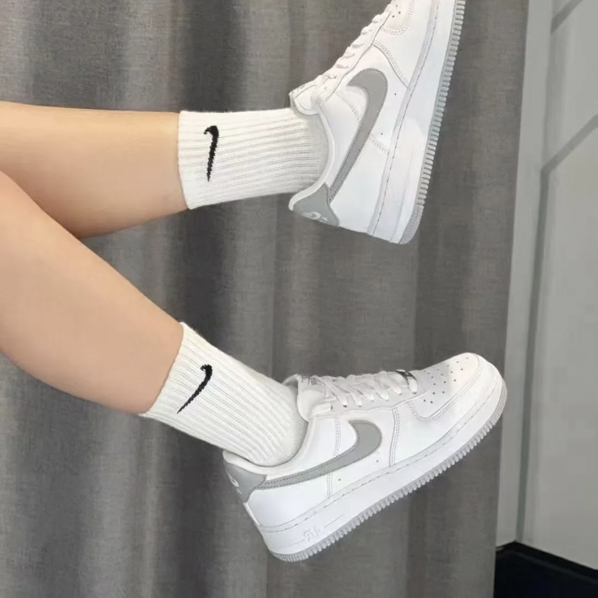 <快速出貨> Nike Air Force 1 Low Light Smoke Grey 煙灰 灰白 AF1 低筒