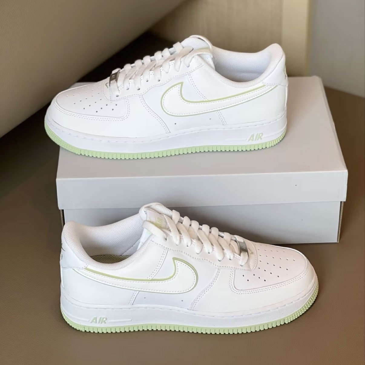 Nike Air Force 1 Low 07 White Honeydew 清新薄荷綠 哈密瓜 AF1 低筒休閒鞋