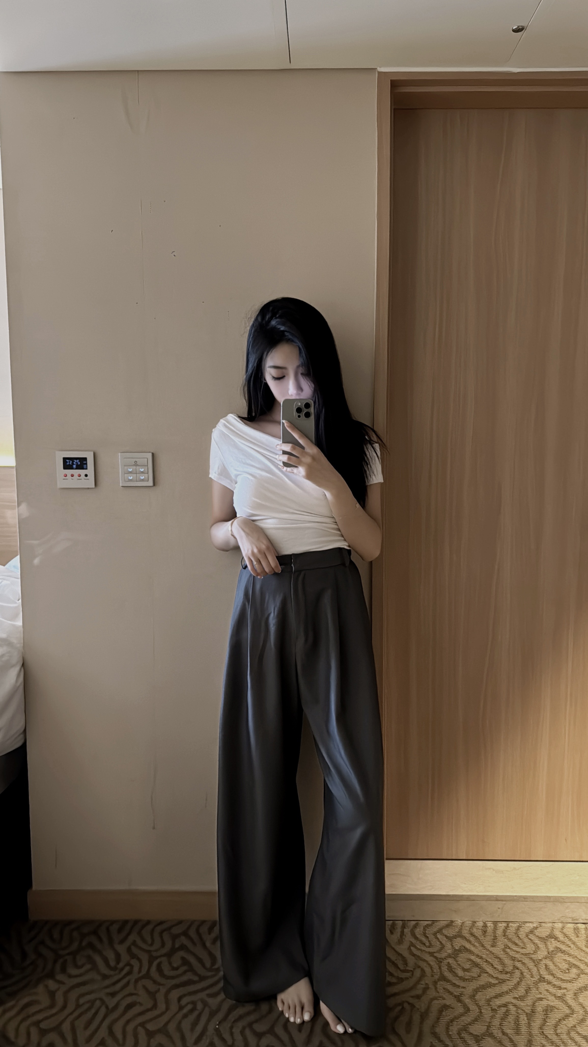 🇰🇷寬版率性西裝褲