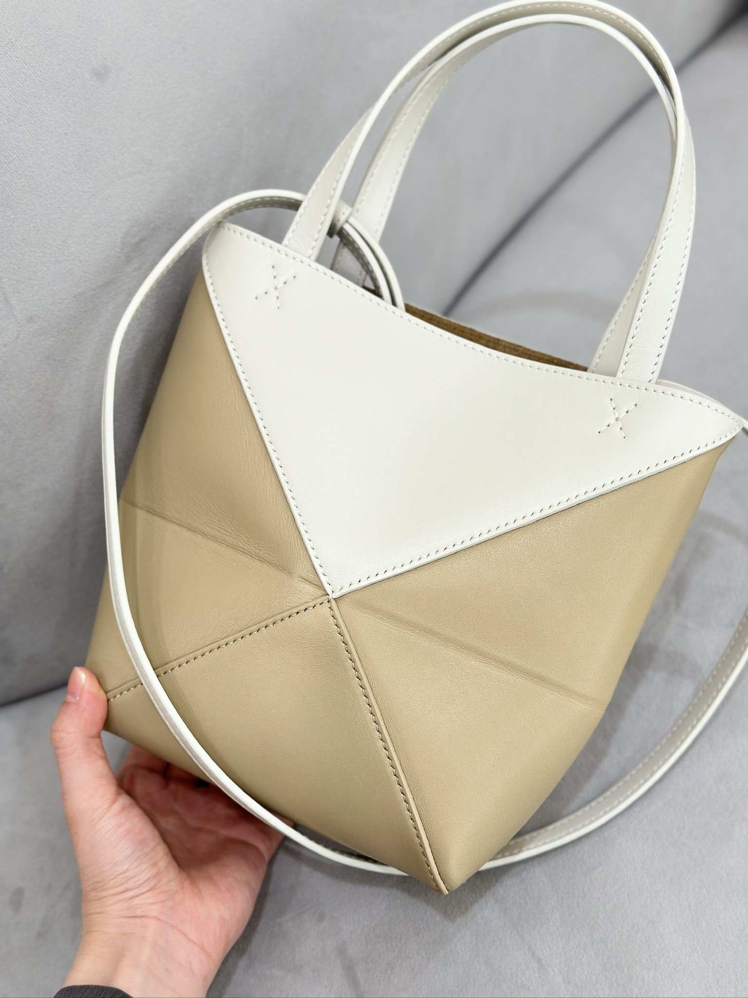 LOEWE Mini Puzzle Fold Tote