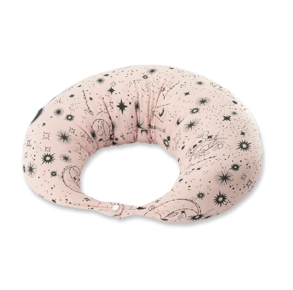 KUKU PLUS 涼感授乳月亮枕 - 氣質粉