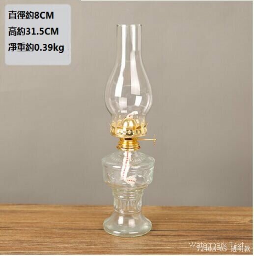 New nostalgic horse lantern camping tent light (transparent, classic transparent)