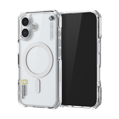 National Geographic - Magsafe Rugged Clear - iPhone 16 Pro Max Case 高度防撞透明磁吸充電手機硬殼