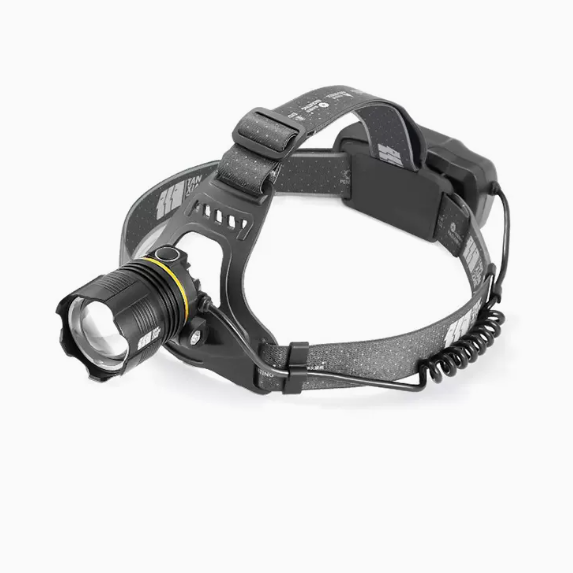 New charging head-mounted light (strong light zoom [inductive two-lithium battery + 12 hours battery life])