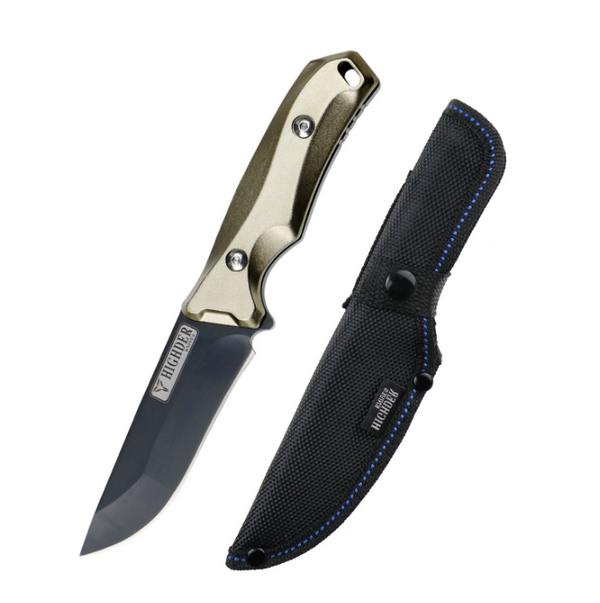 熱賣戶外鋁柄不銹鋼小刀（K610產品全長：21.2cm刃長：9.6cm）