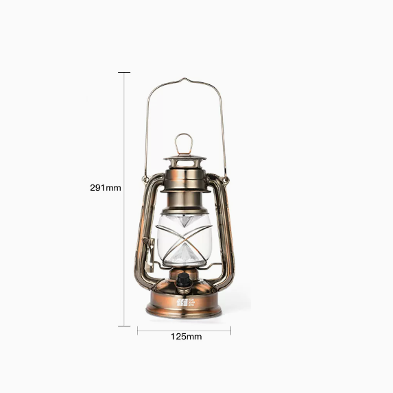 New retro horse lantern (standard model) bronze [tinplate charging model] super battery life [lamp body copper plating])