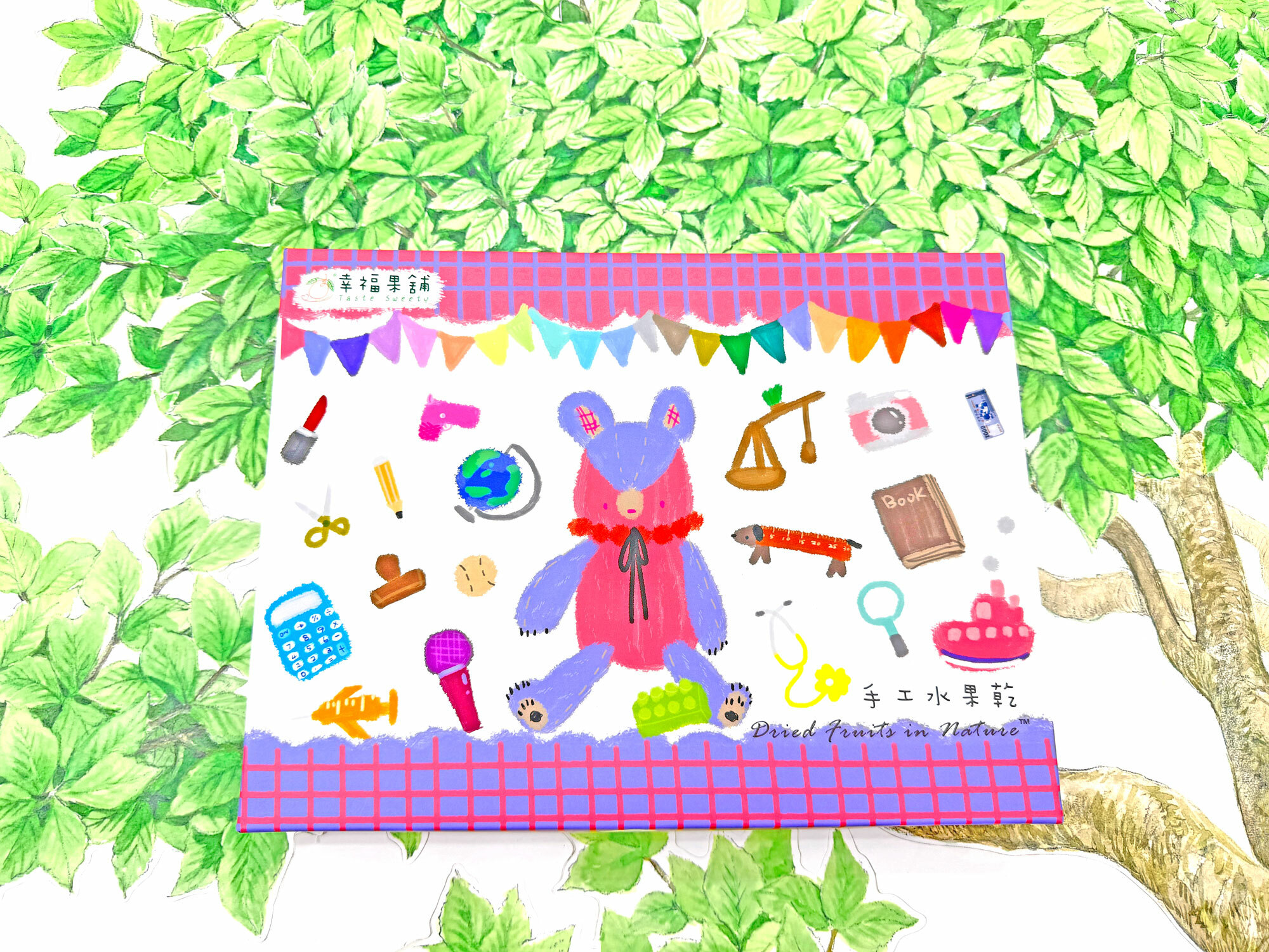 抓週熊水果乾禮盒6格(12入/18入/24入)