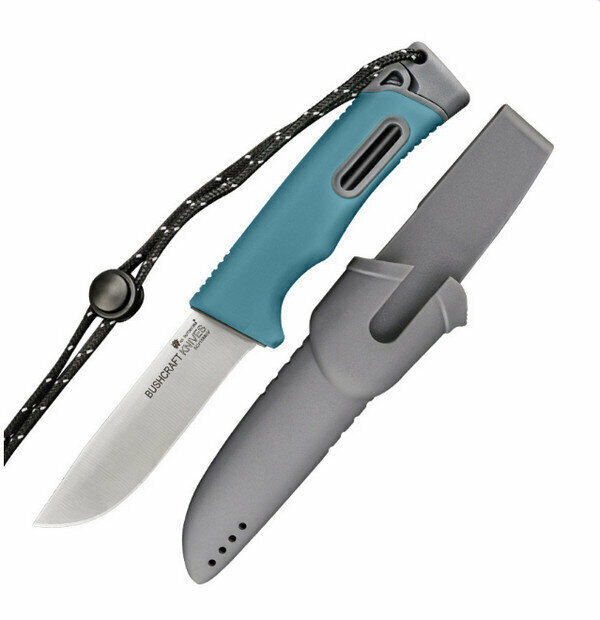 新款戶外隨身小刀TD-17A藍色(全長212MM)