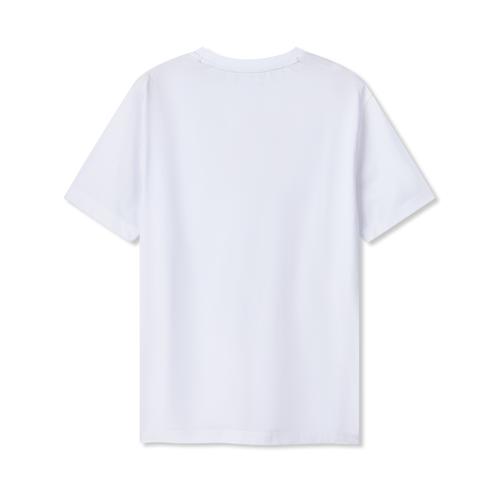 圓領短袖圖案 T 恤