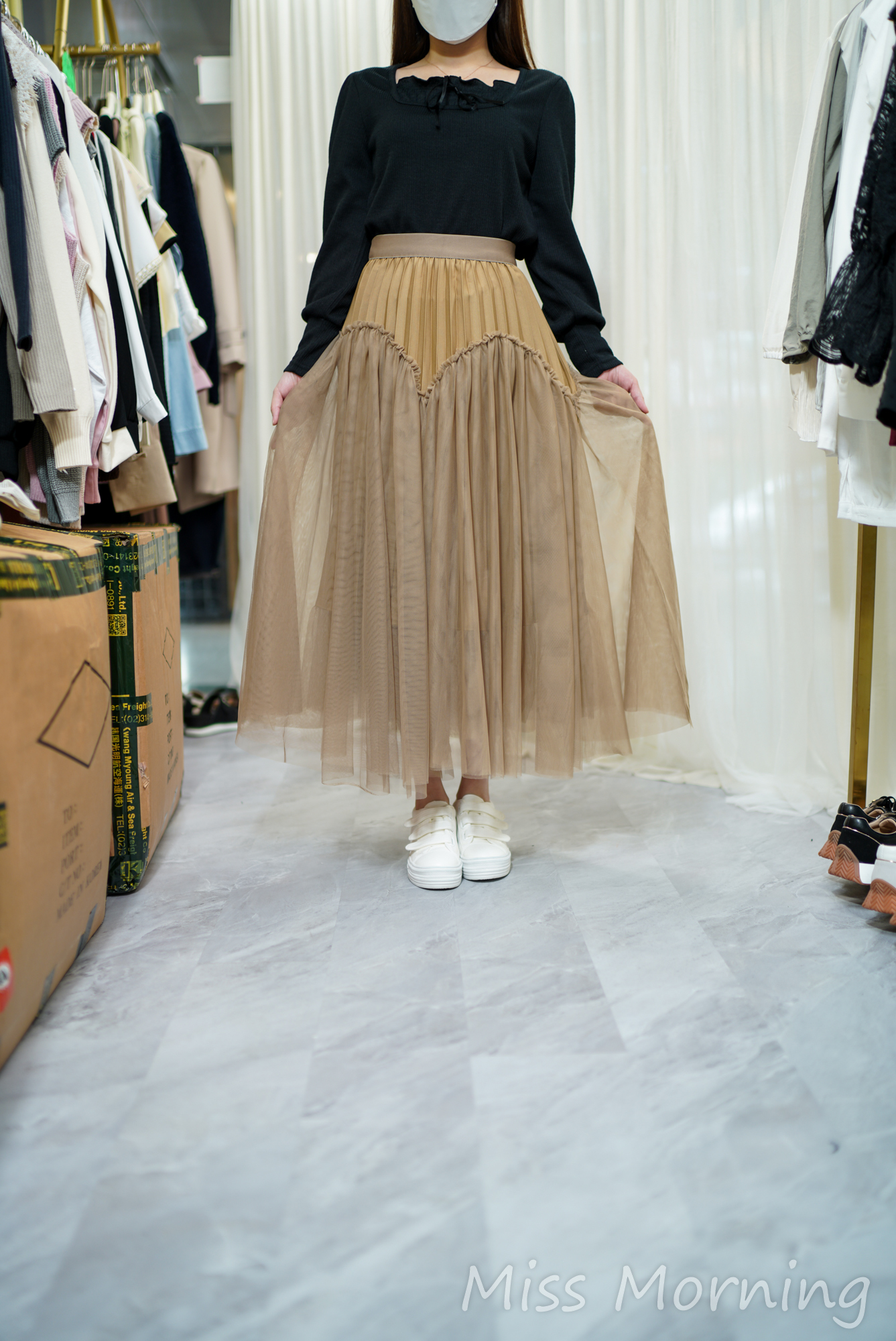 日系百搭上衣(14167)&小仙氣紗紗裙(33820)