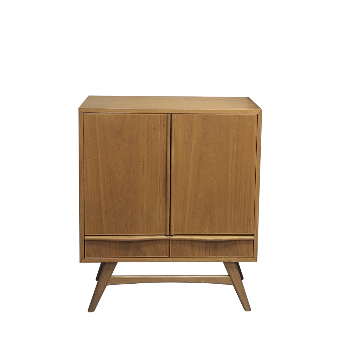 洛拉 | 實木2.7尺二門二抽餐櫃置物斗櫃