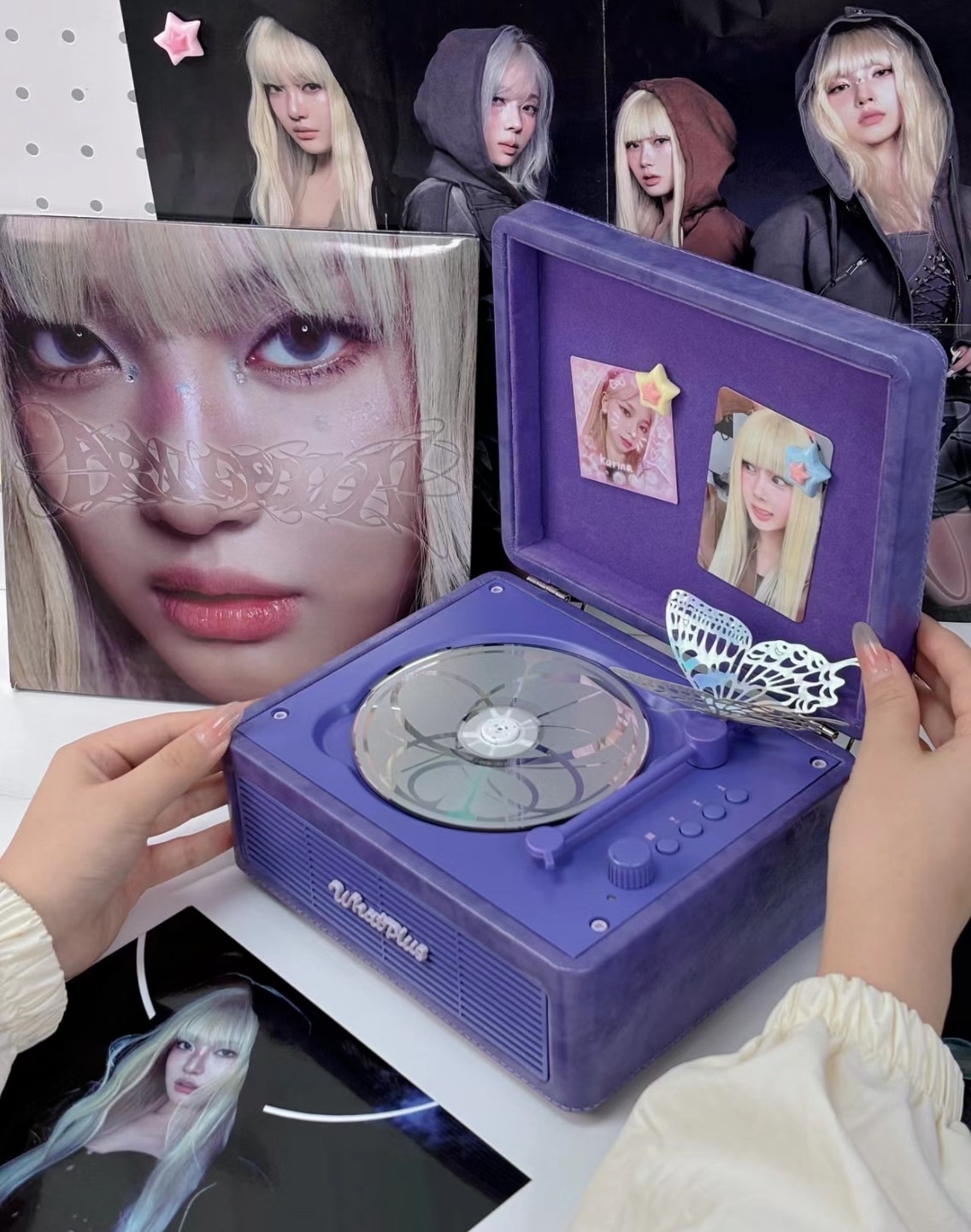 <快速出貨> WhatsPlus 復古藍芽音響 CD機