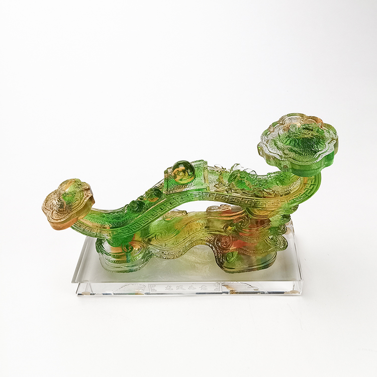 鹿港窯禮品館│龍鳳如意 琉璃 祝福您的親友如願以償