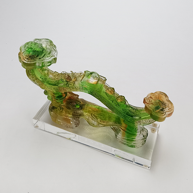 鹿港窯禮品館│龍鳳如意 琉璃 祝福您的親友如願以償