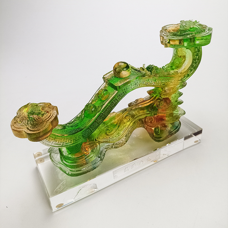 鹿港窯禮品館│龍鳳如意 琉璃 祝福您的親友如願以償