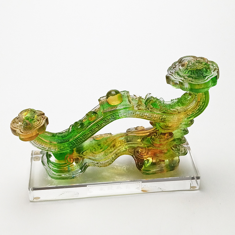 鹿港窯禮品館│龍鳳如意 琉璃 祝福您的親友如願以償