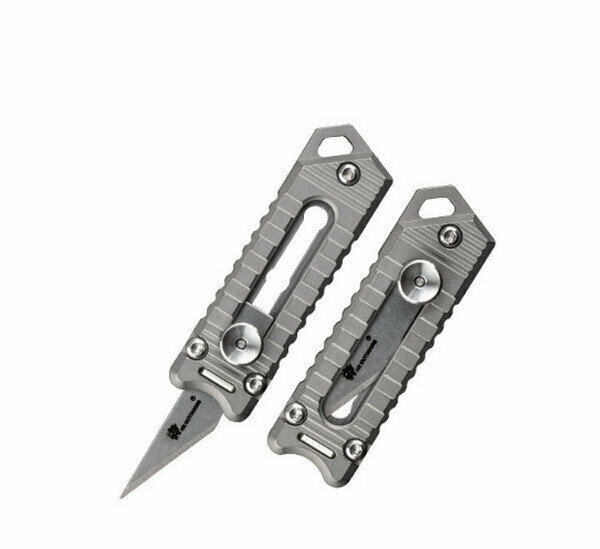 新款迷你多功能美工刀（鈦）【EDC-047A-01】全長75MM