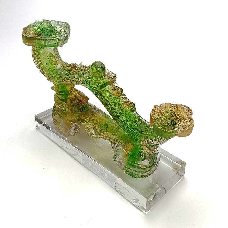 鹿港窯禮品館│龍鳳如意 琉璃 祝福您的親友如願以償