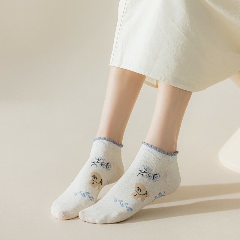 [3 FOR RM10] Cloud Puppy Ankle Socks