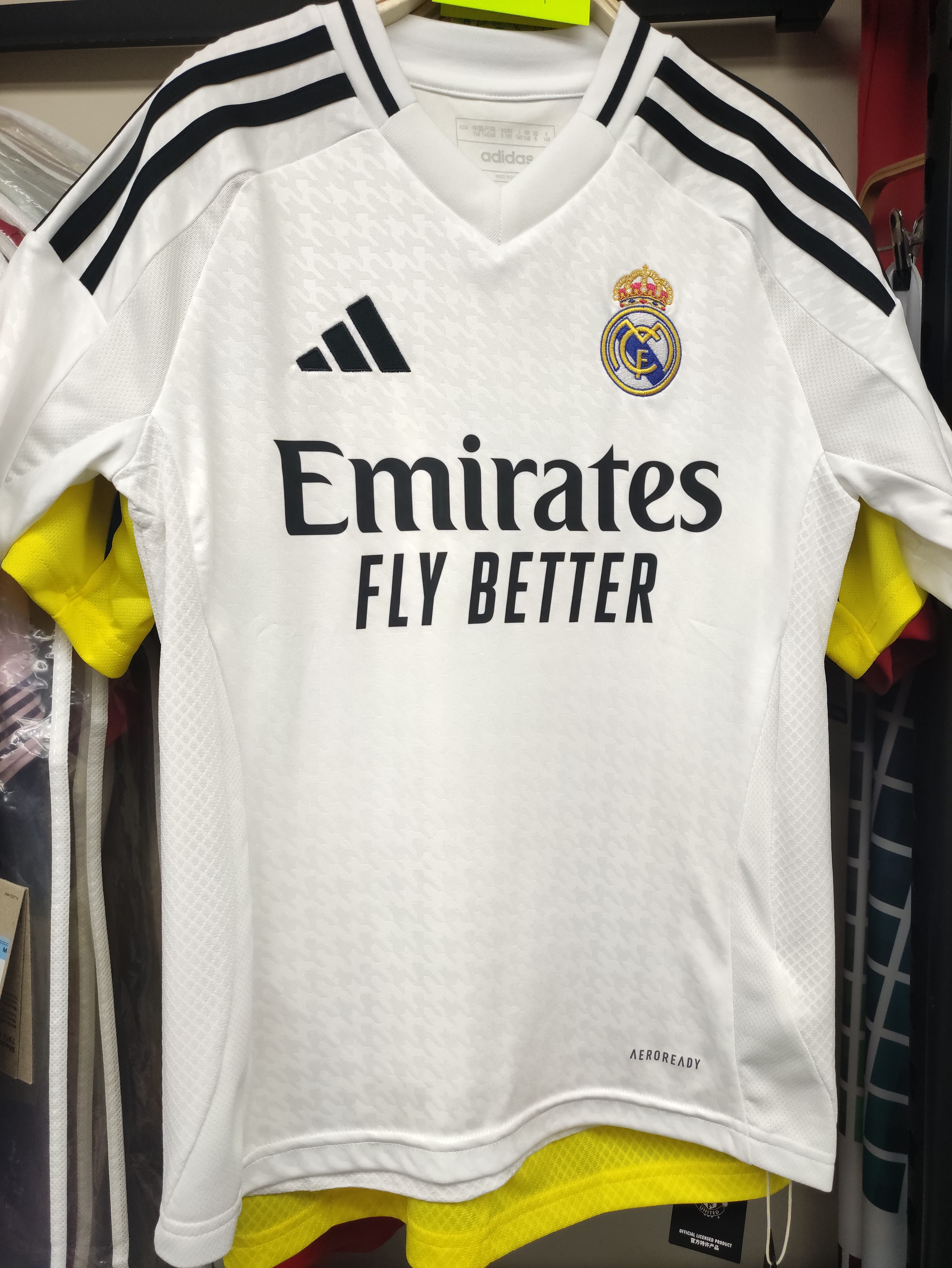 24-25皇家馬德里主場童裝球衣