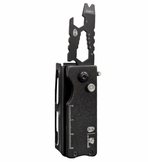 Hot Selling Multifunctional Aluminum Alloy Tool Pendant - Lighter EDC Tool - Black [EDC-031A] Full Length 110MM