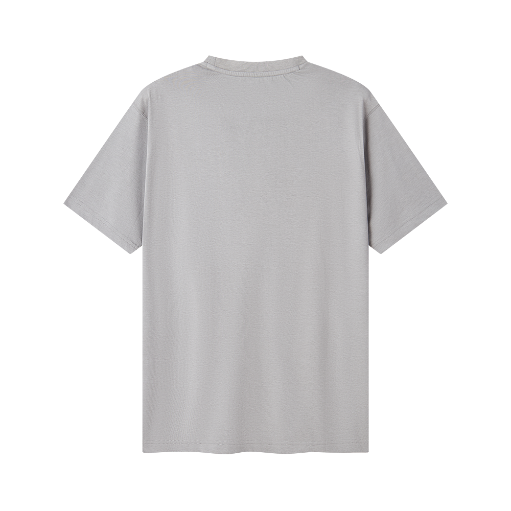 圓領短袖圖案 T 恤