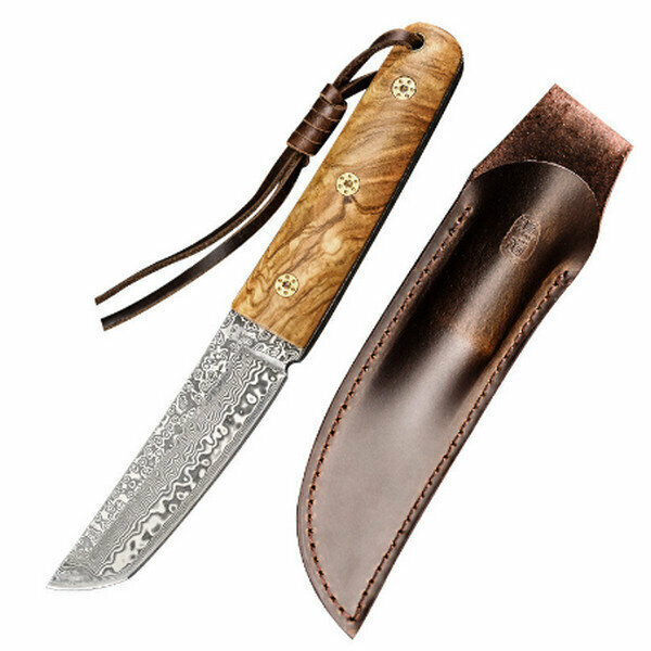 Hot Sale Moon Shadow Japanese Style Knife / Damascus Steel Collection Knife [DM-047] 212mm in total length