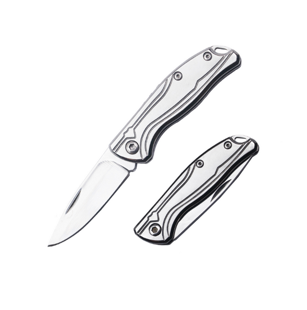 Hot selling mini stainless steel folding knife (K63 product total length: 12.2cm blade length: 5cm)