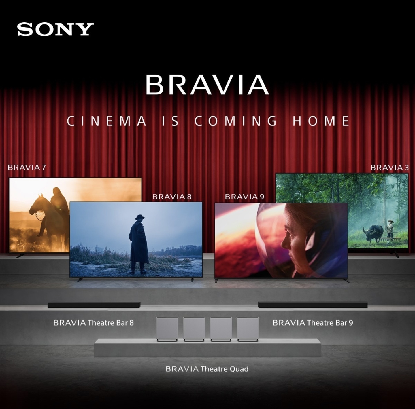 SONY BRAVIA TV SONY OLED TV SONY MINILED TV SONY BRAVIA 9 SONY BRAVIA 8 SONY BRAVIA 7 SONY BRAVIA 3