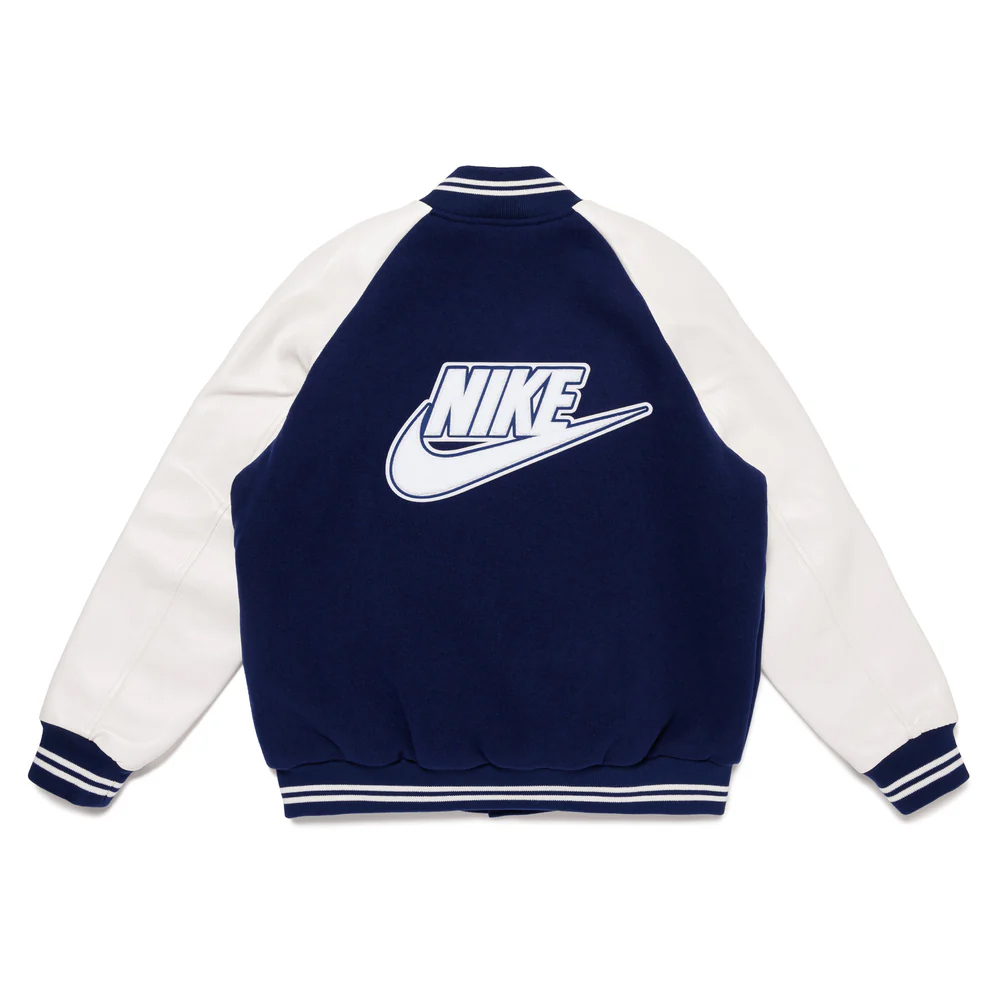 NIGO x NIKE NRG NIGO VRSTY JKT 羊毛氈 LOGO 海軍藍 綠色 棒球外套 夾克 XX28JK004