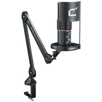 Comica EJOY U2 RGB Cardioid Condenser USB 麥克風連音效卡