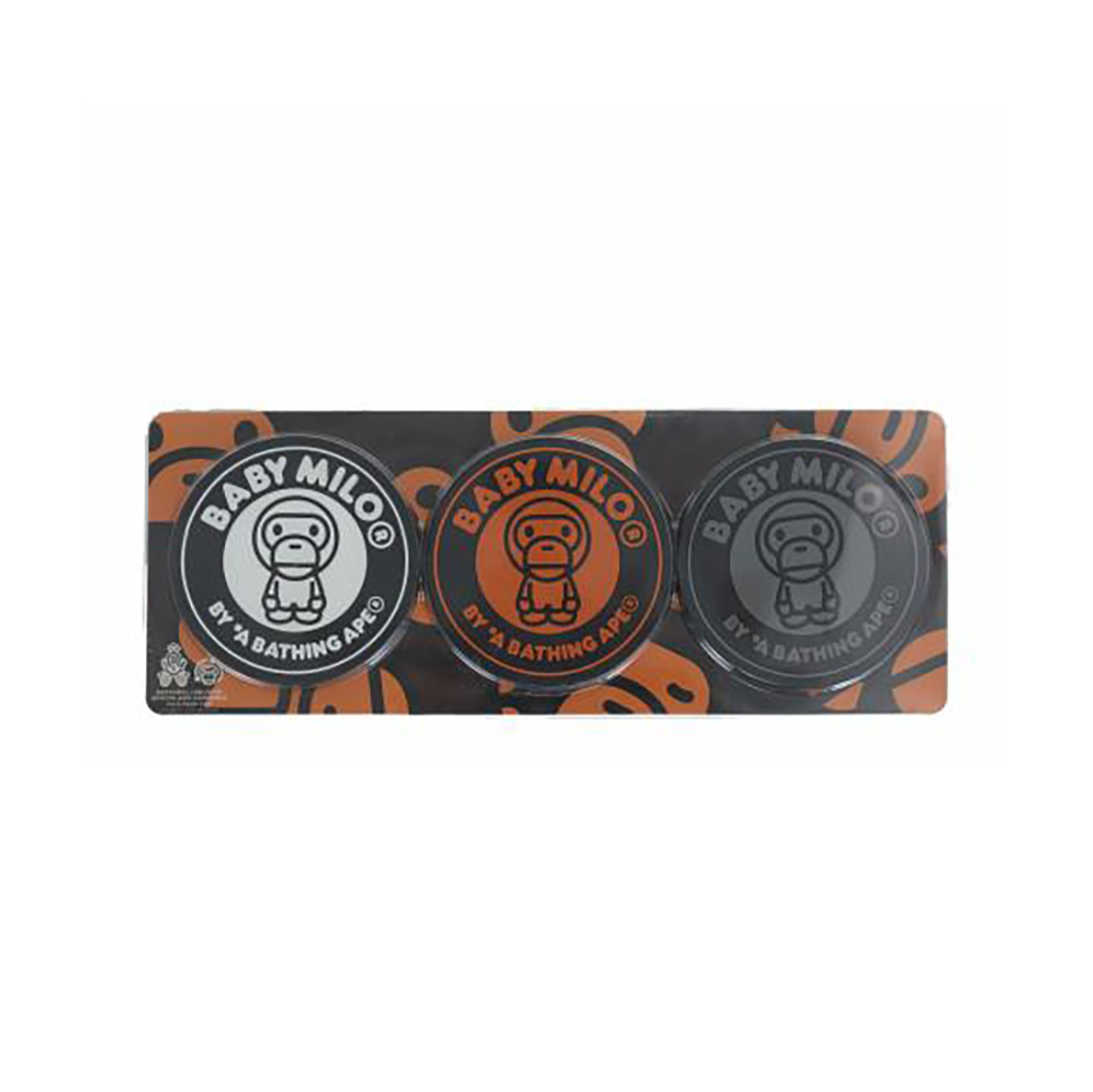 A BATHING APE BAPE RUBBER COASTER SET 橡膠杯墊組