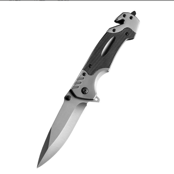 熱賣折疊刀（深灰色）（規格：總長22*刃長9*刃寬2.8*刃厚0.28CM）