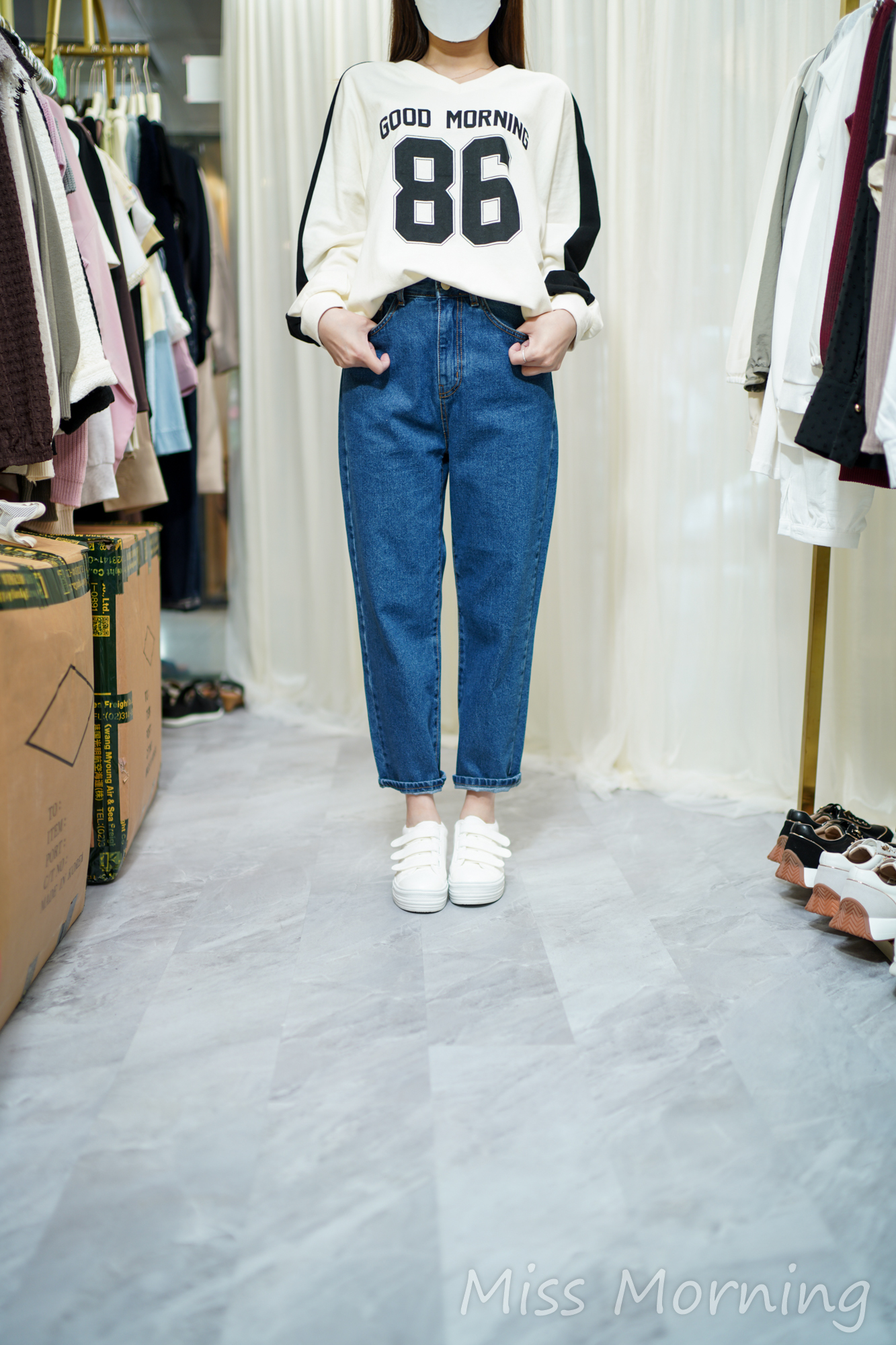 拼色鬆身Tee(14168)