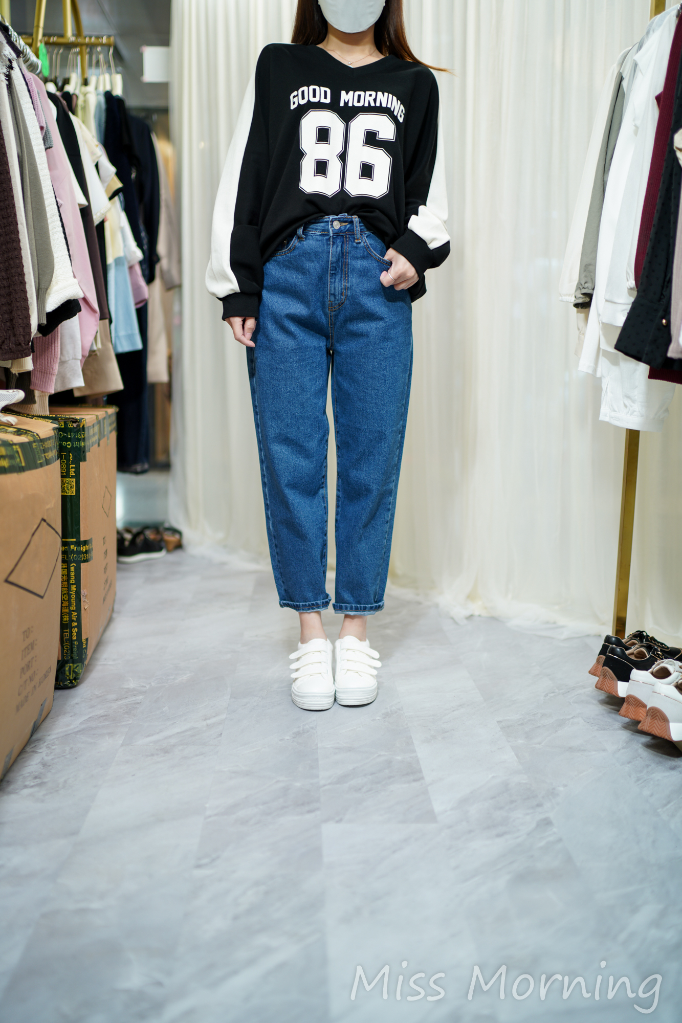 拼色鬆身Tee(14168)