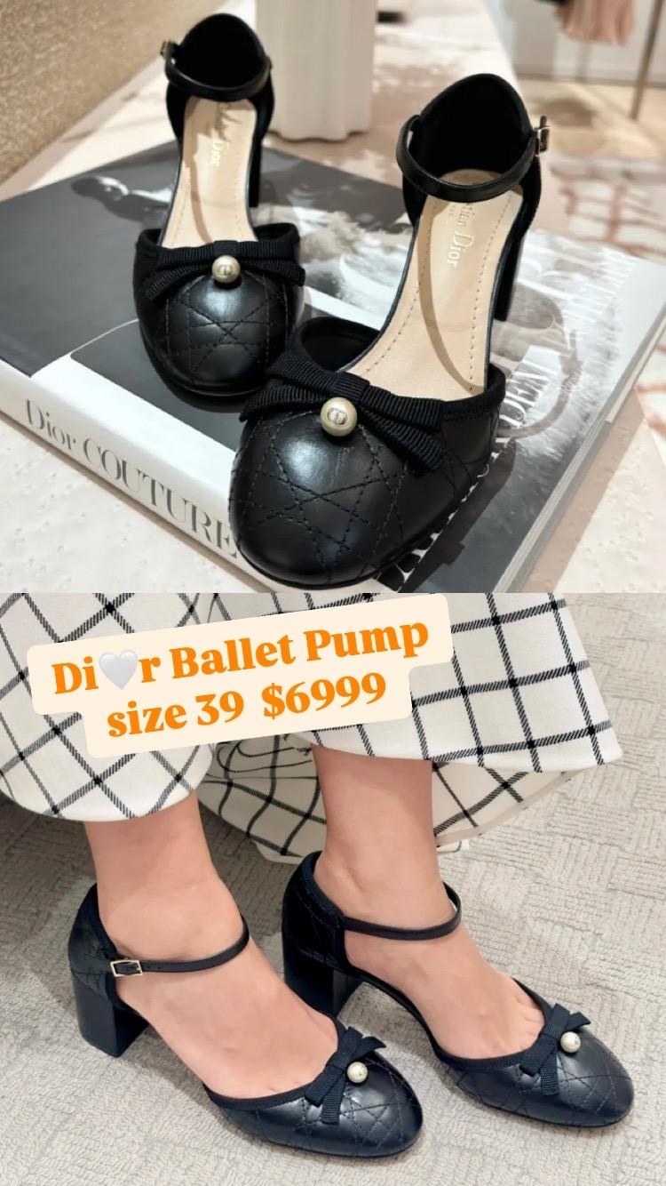 DIOR 圓頭平底鞋 -M