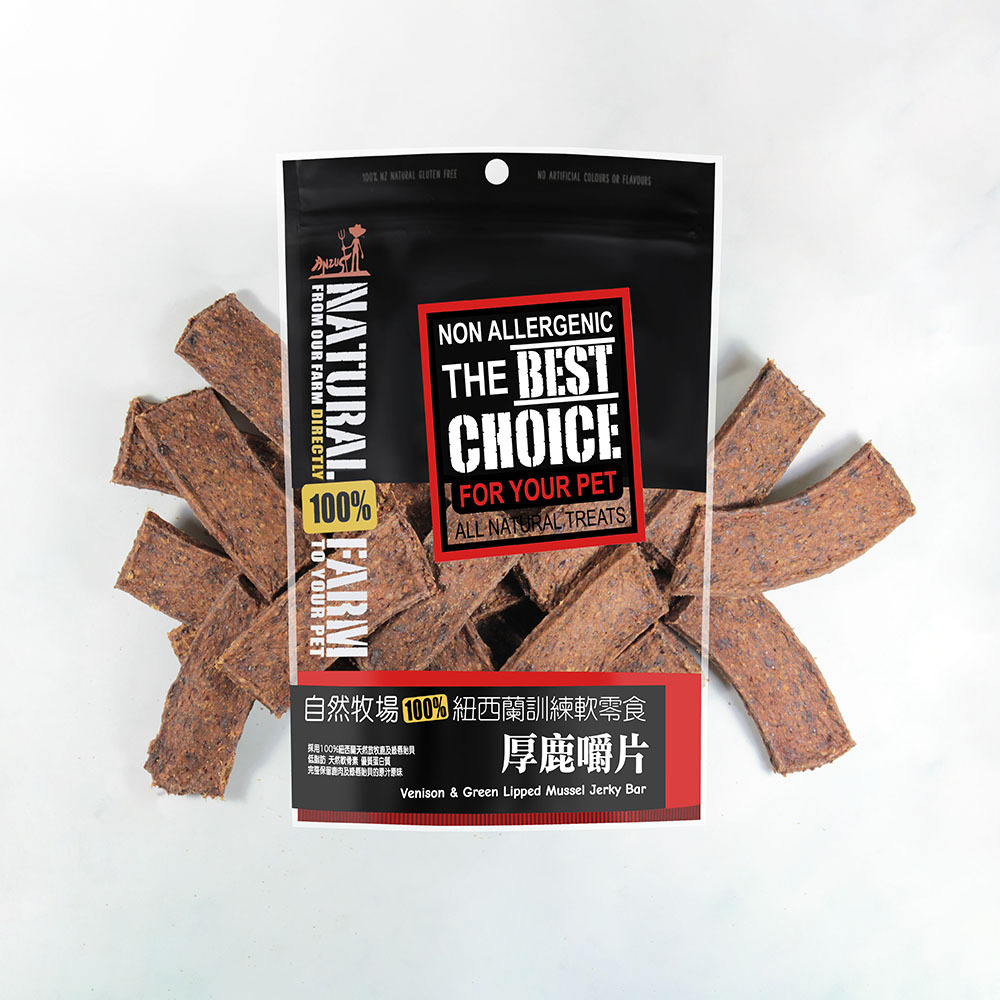 寵物肉片軟零食．厚鹿嚼片