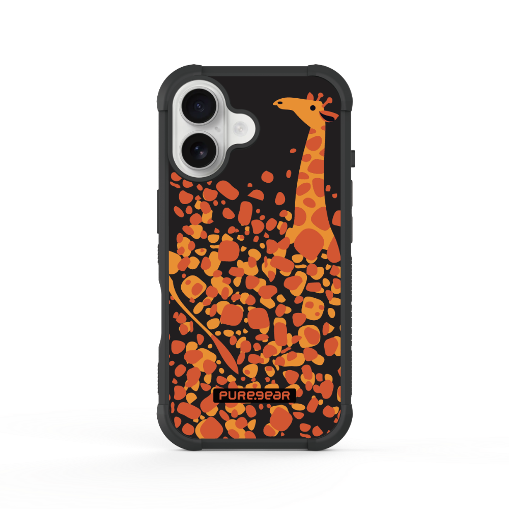 iPhone 坦克軍規防摔手機殼 / 長頸鹿 (動物系列)