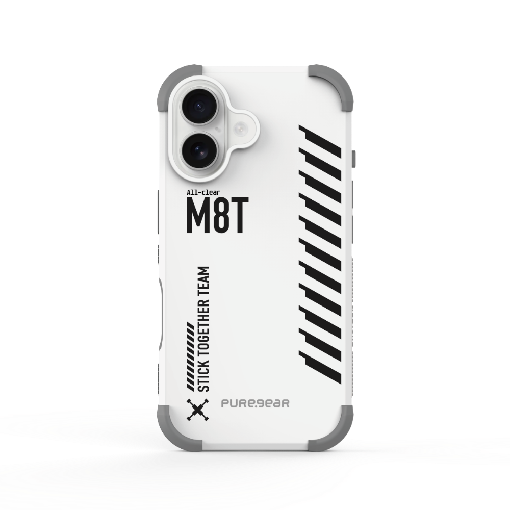 iPhone 坦克軍規防摔手機殼 / M8T白 (就是帥)