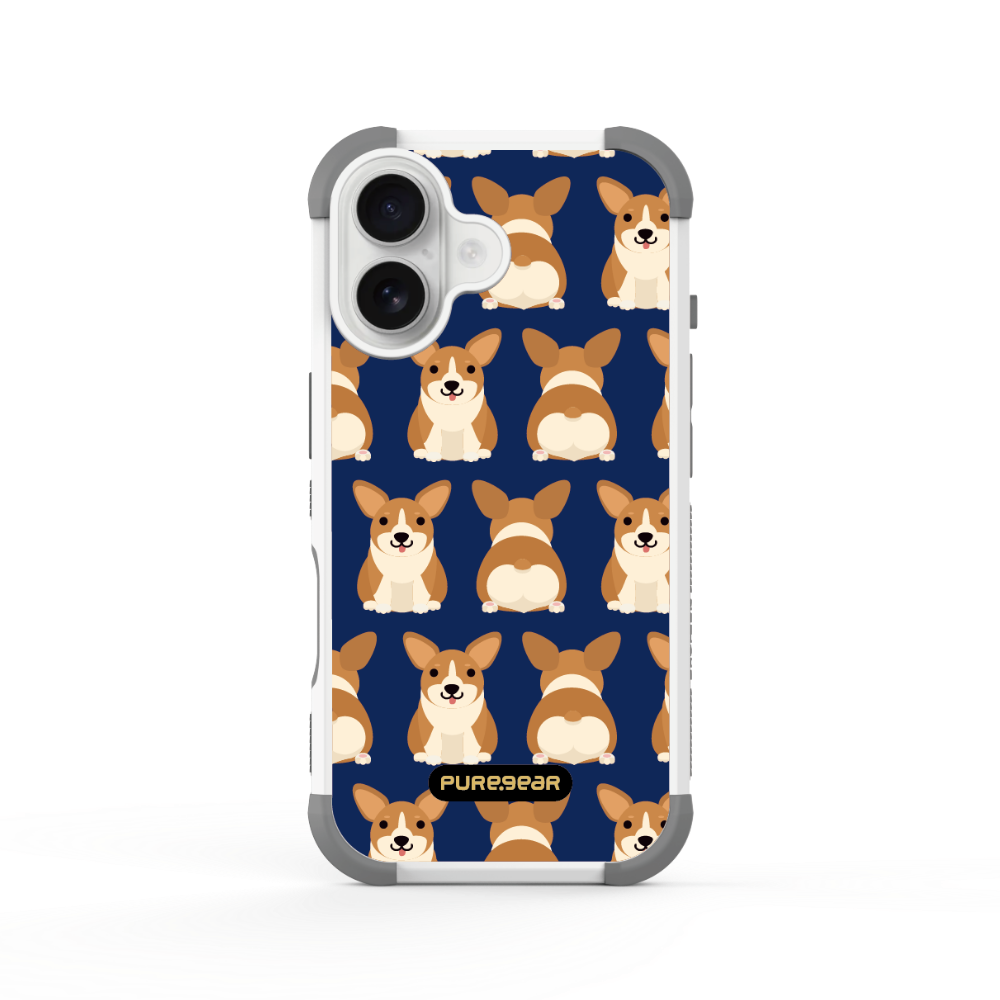 iPhone 坦克軍規防摔手機殼 / 屁屁柯基 (呆貓萌狗)