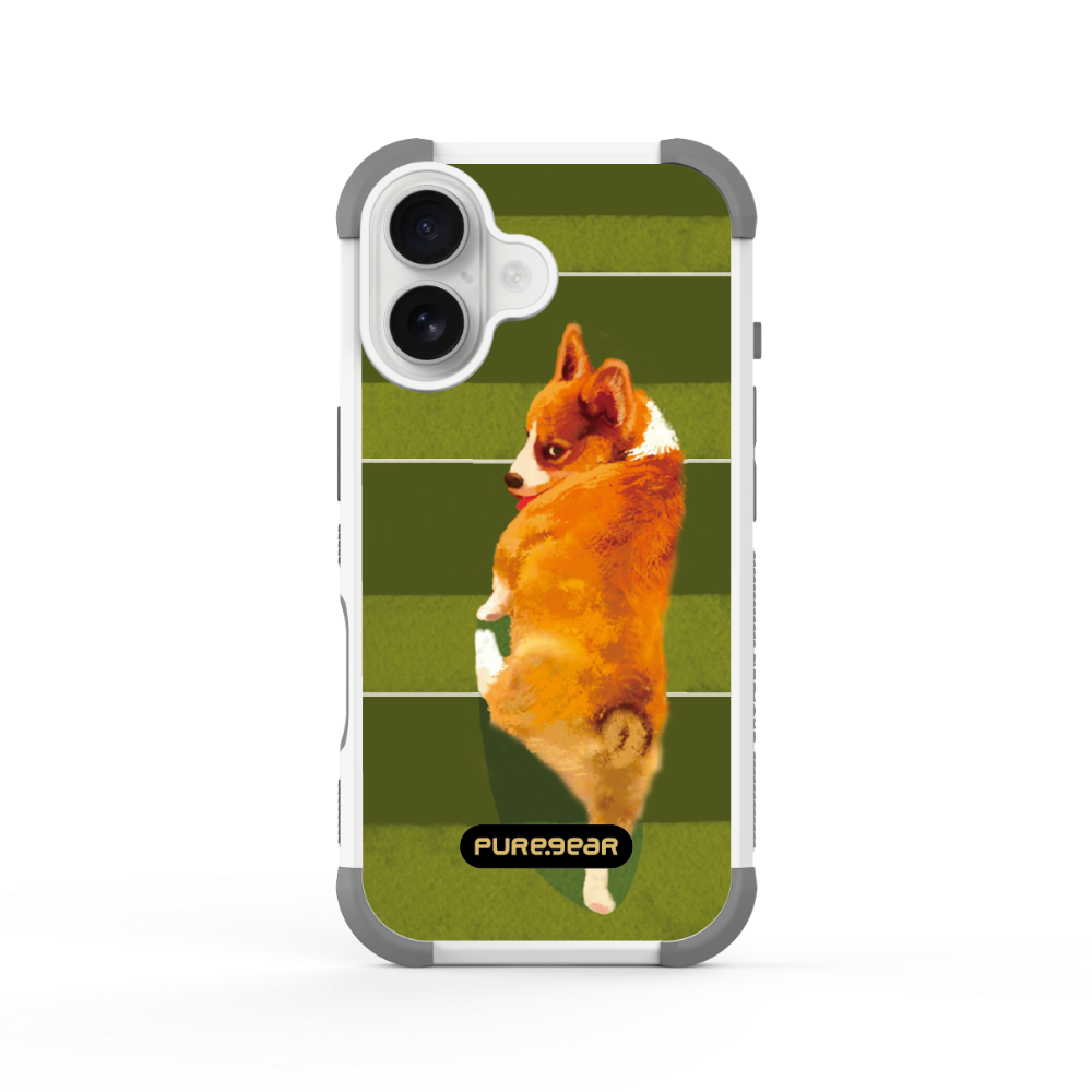 iPhone 坦克軍規防摔手機殼 / 柯基回眸 (呆貓萌狗)