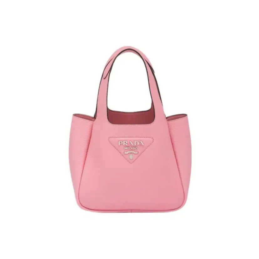 PRADA 迷你 牛皮 菜籃子 托特 水桶 購物袋