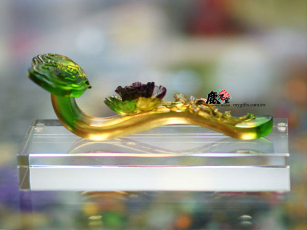 鹿港窯禮品館│富貴如意 琉璃 祝福您的親友如願以償