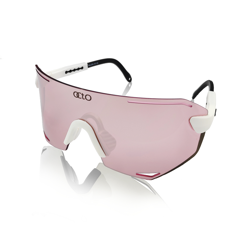 OCTO PILOTA 101 II 太陽眼鏡/白框冰梅粉鏡片
