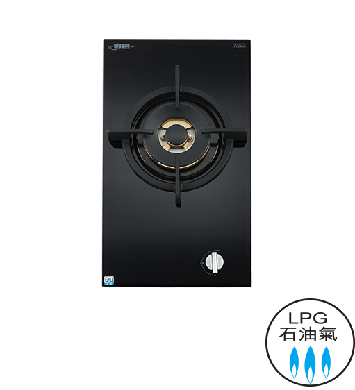 德國上將 Giggas  GP-301‧座檯‧嵌入式‧單頭煮食爐‧煤氣‧石油氣‧香港行貨,原廠1年保養‧