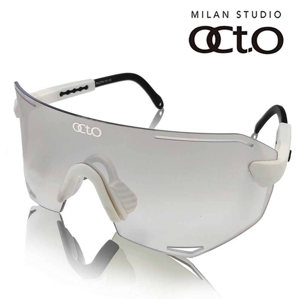 OCTO PILOTA 101 II 太陽眼鏡/白框漸層鏡片