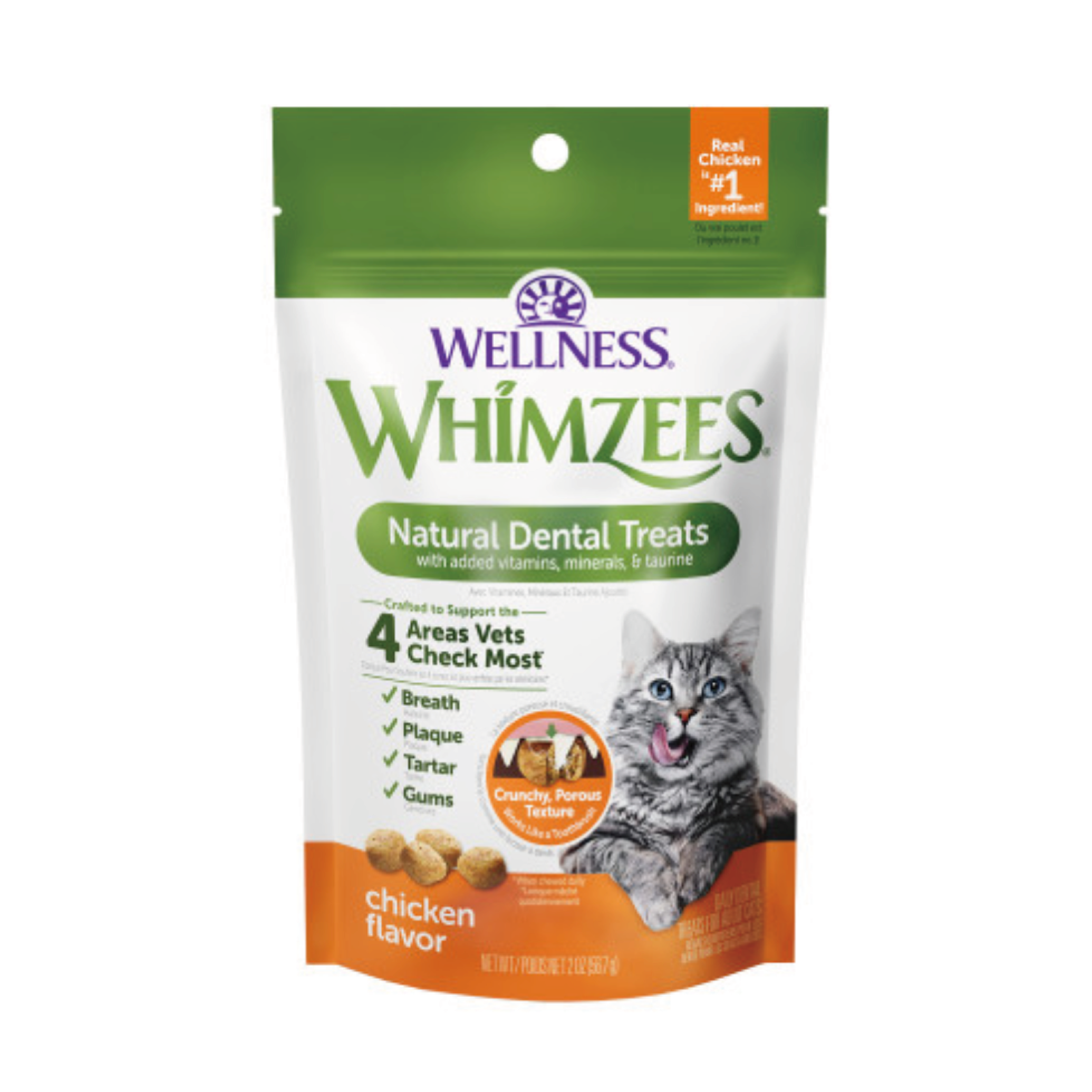 Wellness Whimzees 純鮮雞肉 貓貓潔齒餅 4.5oz（WHZ0389）