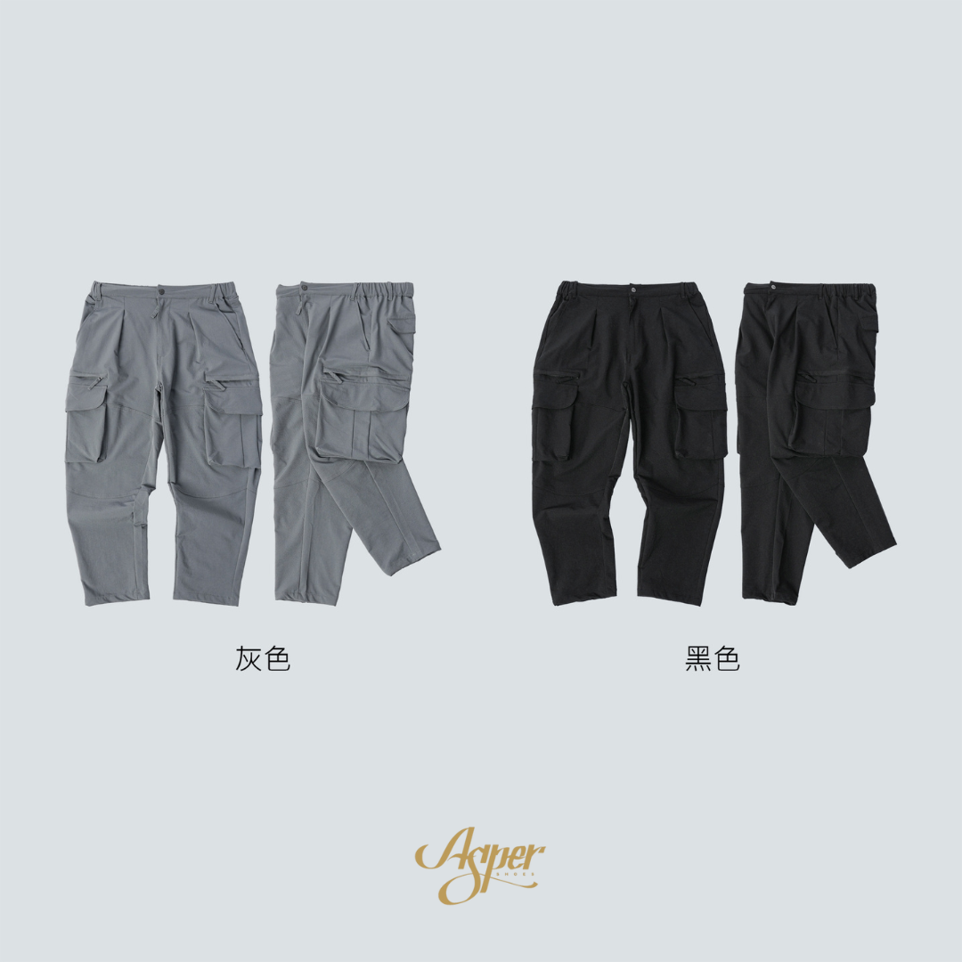 SBG 多口袋拉鍊工裝彈力長褲 SB0420